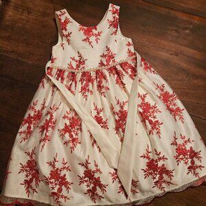 Beautiful Toddler Girls Size 4 Holiday Dress